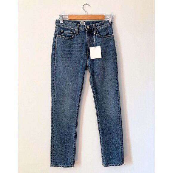 Toteme Regular Fit Denim Vintage Wash Size 24 - Picture 3 of 7